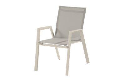 Hartman Napoli stapelbare tuinstoel sand beige