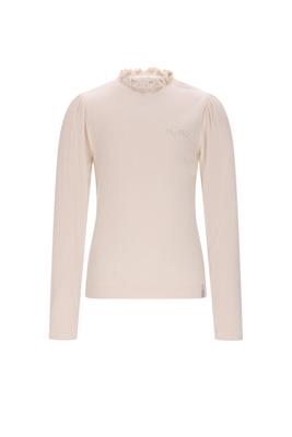 NoNo winter jersey t-shirt meisjes - wit - Koss - ecovero, rib