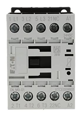 Eaton DILM9-01(24VDC) Contactor 3x NO 4 kW 24 V/DC 9 A 1 stuk(s)