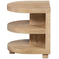 WOOOD Bijzettafel 'Darren' Mangohout, 36cm, kleur Naturel - thumbnail