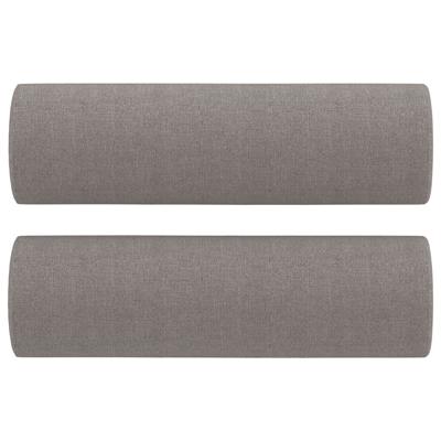 2-delige Loungeset met kussens stof taupe