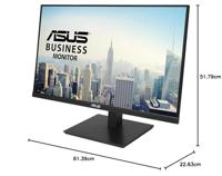 Asus Business VA27ACFSN LCD-monitor Energielabel F (A - G) 68.6 cm (27 inch) 2560 x 1440 Pixel 16:9 5 ms HDMI, Hoofdtelefoonaansluiting, DisplayPort, USB-A, - thumbnail