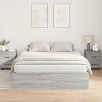 Bedframe Grijs sonoma 200 x 140 x 31.5 cm Bewerkt hout - thumbnail