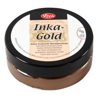 Creativ Company Inka-gold glanswax - brown gold, 50ml - thumbnail