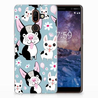 Nokia 7 Plus | TPU Hoesje | Hondjes