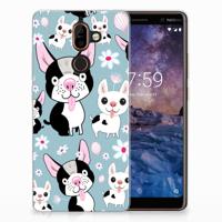 Nokia 7 Plus | TPU Hoesje | Hondjes - thumbnail