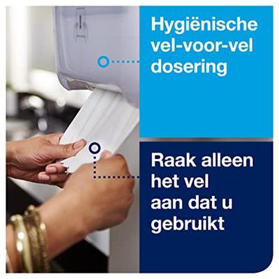 Handdoekroldispenser Tork H1 Elevation Matic wit 551000