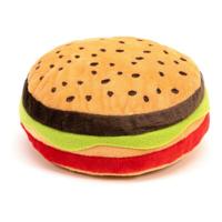 Knuffel voor honden Gloria Hamburdog Multicolour Polyester Polypropyleen Hamburgers 14 x 6 cm - thumbnail