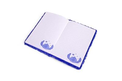 Canenco Stitch pluche notitieboek lichtblauw