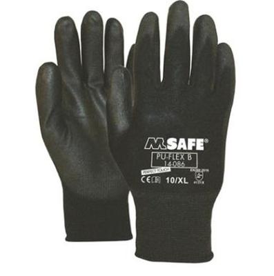 werkhandschoenen Pu-Flex Zwart 11408600 - 10