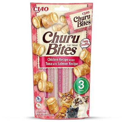 Inaba Ciao Churu Bites kip met tonijn en zalm kattensnack 9 x 10 g