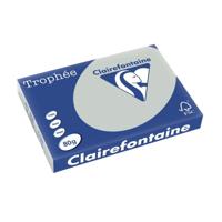 Clairefontaine Trophée Pastel, gekleurd papier, A3, 80 g, 500 vel, lichtgrijs - thumbnail