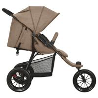 VidaXL Kinderwagen staal taupe - thumbnail