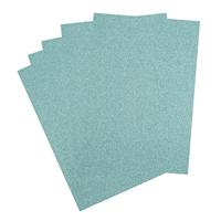Florence • glitterpapier 250g a4 aqua 5x - thumbnail