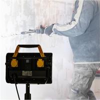 LED&apos;s Work Bouwlamp 5000 - 2 extra stopcontacten - 5 meter snoer - IP54 water- en stofbestendig - thumbnail