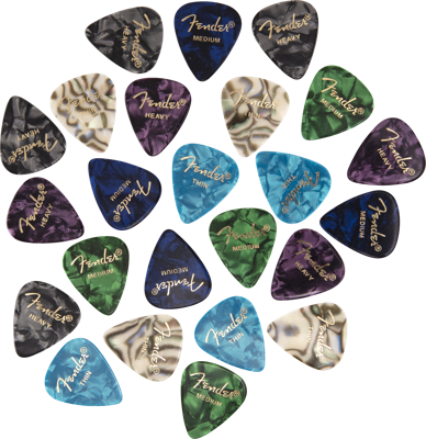 Fender 351 Shape Premium Picks -24 Pack