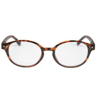 Melleson Optics Leesbril +3.00 Mat Havanna Rond