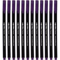 Colortime fineliners, lijndikte 0,6-0,7 mm, paars, 12 stuk/ 1 doos - thumbnail