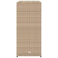 Tuinkast 105x55x113 cm poly rattan beige - thumbnail