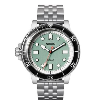 Nixon A1402-5235 Groen Zilverkleurig Heren horloge