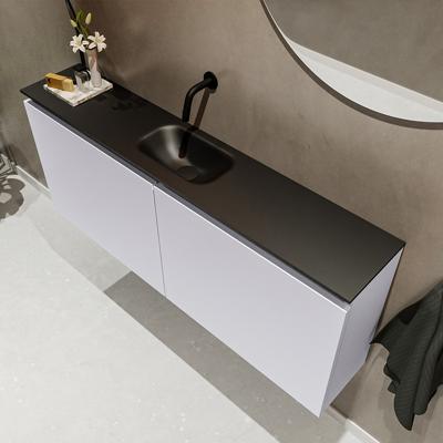 MONDIAZ TURE 120cm toiletmeubel cale. EDEN wastafel urban midden geen kraangat