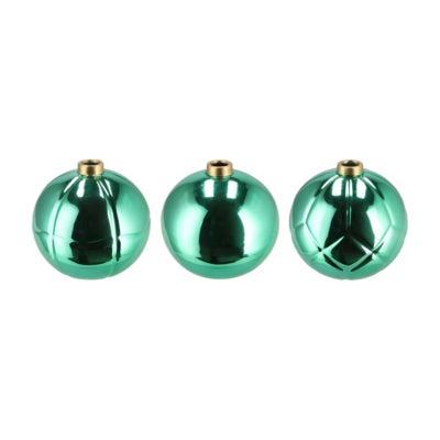 Daan Kromhout Vaas christmasball groen 14 cm 3 assorti | 6 stuks