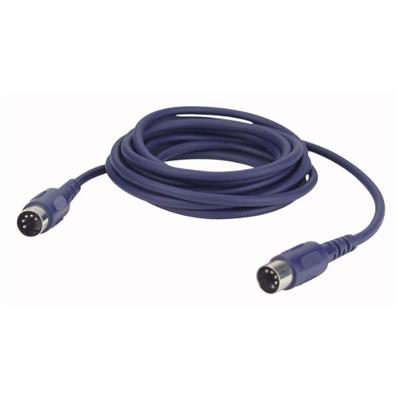 DAP FL50 5-pins DIN MIDI kabel 6m 3-pins aangesloten