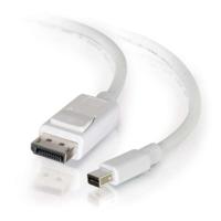 1m Mini DisplayPort to DisplayPort Adapter Cable 4K UHD - White - DisplayPort kabel - Mini DisplayPort (M) naar DisplayPort (M) - 1 m - wit - thumbnail