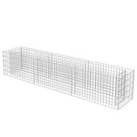 VidaXL Gabion plantenbak verhoogd 270x50x50 cm gegalvaniseerd staal - thumbnail