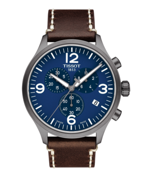 Horlogeband Tissot T1166173604700 / T600041405 Leder Bruin 22mm