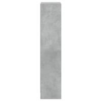 Boekenkast met 3 schappen 40x24x108 cm bewerkt hout betongrijs - thumbnail