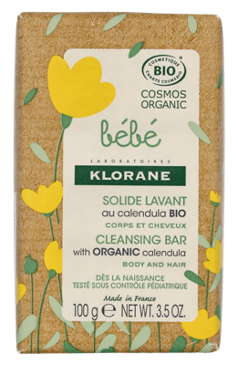 Klorane Bebe Bio Cleansing Bar 100 g Zeep