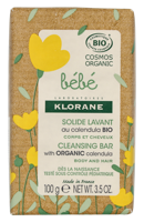 Klorane Bebe Bio Cleansing Bar 100 g Zeep - thumbnail