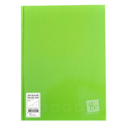 Soho schrift geruit met harde kaft A4 papier groen Soho schrift geruit met harde kaft A4 papier groen