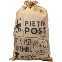 Zak | Jutezak | Jute | 50x80cm | Pietenpost | 50 stuks - thumbnail