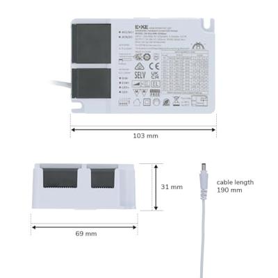 LED Paneel - 60x60 cm - 36 Watt - 4860lm (135lm/W) - 6500K daglicht wit - 1-10V Dimbaar - Flikkervrij - UGR22 - 5 jaar garantie LED Paneel - 60x60 cm - 36 Watt - 4860lm (135lm/W) - 6500K daglicht wit - 1-10V Dimbaar - Flikkervrij - UGR22 - 5 jaar garantie