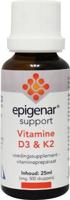 Epigenar Support Vitamine D3 en K2 Druppels 25ml - thumbnail