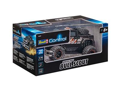 Revell rc bestuurbare auto - monster truck bull scout - thumbnail