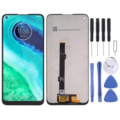 LCD-scherm en digitizer volledige assemblage voor Motorola Moto G8 (Zwart)