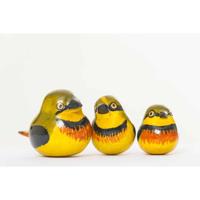 Metalen Bijeneters (Set van 3) - thumbnail