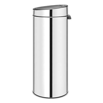 Brabantia touch bin afvalemmer 30 liter brilliant steel