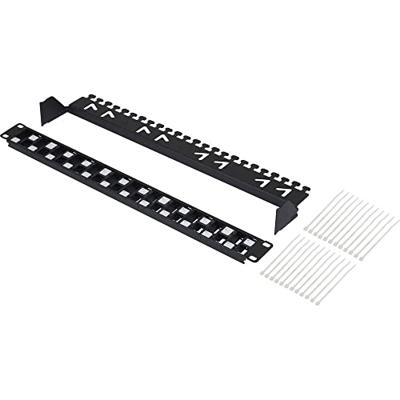 Renkforce 24 poorten Netwerkpatchbox 483 mm (19) Zonder connectoren Niet ingericht Renkforce 24 poorten Netwerkpatchbox 483 mm (19) Zonder connectoren Niet ingericht