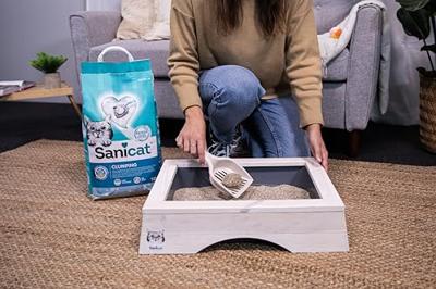 Sanicat Clumping Marseille Zeep kattenbakvulling 2 x 10 liter