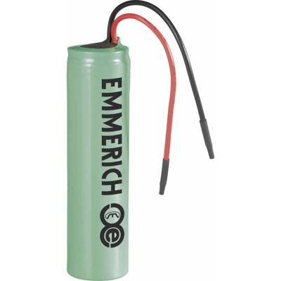 Emmerich ICR-18650NQ-SP Speciale oplaadbare batterij 18650 Kabel Li-ion 3.7 V 2600 mAh 1 stuk(s)