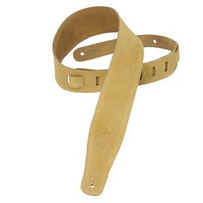 Levys Leathers MS26-TAN suède gitaarband, beige Levys Leathers MS26-TAN suède gitaarband, beige