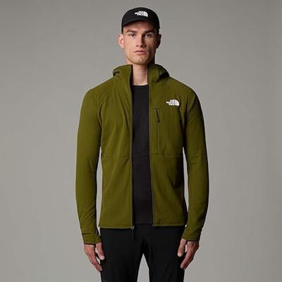The North Face Summit Futurefleece FZ Hoodie Fleece Heren Forest Olive XXL The North Face Summit Futurefleece FZ Hoodie Fleece Heren Forest Olive XXL