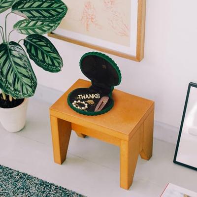 Schelp sieradendoosje - Groen