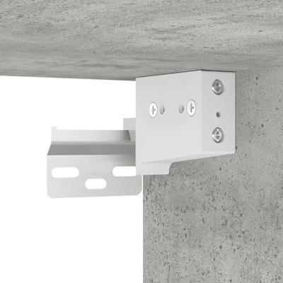 7-delige Tv-meubelset bewerkt hout betongrijs