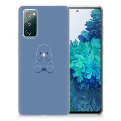 Samsung Galaxy S20 FE Telefoonhoesje met Naam Baby Rhino Samsung Galaxy S20 FE Telefoonhoesje met Naam Baby Rhino