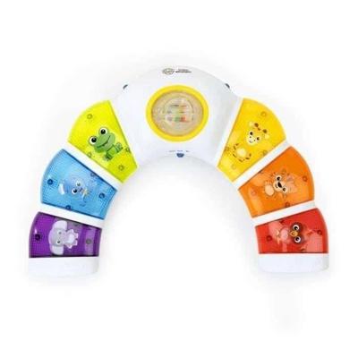 BABY EINSTEIN - Muzikale piano - Glow & Discover - Activiteitenspeelgoed met lichtjes, muziek en rammelaar, 3 standen - Meertalig